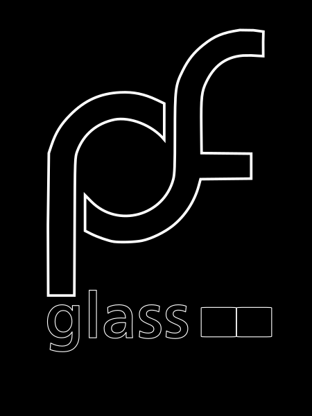 PF Glass logo &mdash; the pf monogram used on the handset